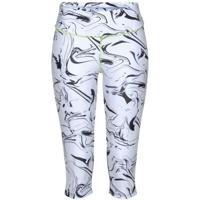 Lascana Active Caprileggings Damen Weiß-Marmoriert-Schwarz Gr.40/42 Lascana Active Caprileggings Damen Weiß-Marmoriert-Schwarz Gr.40/42