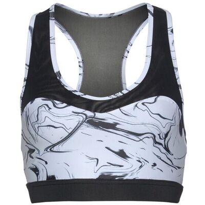 Lascana Active Funktionsshirt Damen Weiß-Marmoriert Gr.40/42 Lascana Active Funktionsshirt Damen Weiß-Marmoriert Gr.40/42