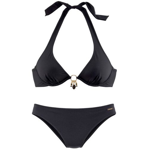 Bruno Banani Bügel-Bikini Damen Schwarz Gr.38 Cup D