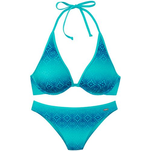 Buffalo Bügel-Bikini Damen Blau-Türkis Gr.40 Cup F