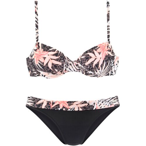 Buffalo Bügel-Bikini Damen Braun-Apricot Gr.36 Cup F