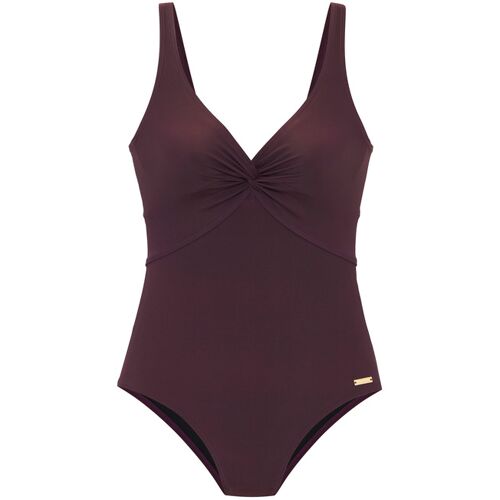 Lascana Badeanzug Damen Aubergine Gr.44 Cup E