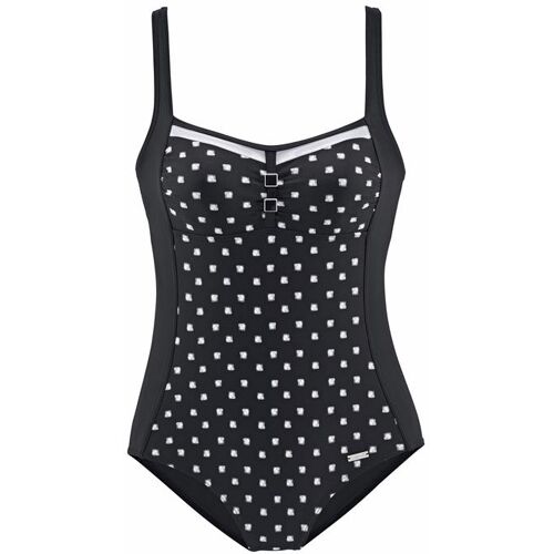 Lascana Badeanzug Damen Schwarz-Weiß Gr.42 Cup E