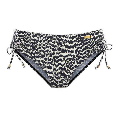 Lascana Bikini-Hose Damen Schwarz-Creme Gr.36