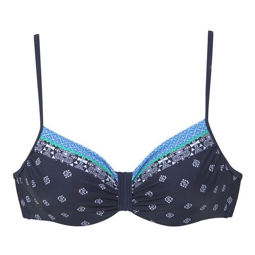 Lascana Bügel-Bikini-Top Damen Nachtblau Gr.36 Cup C