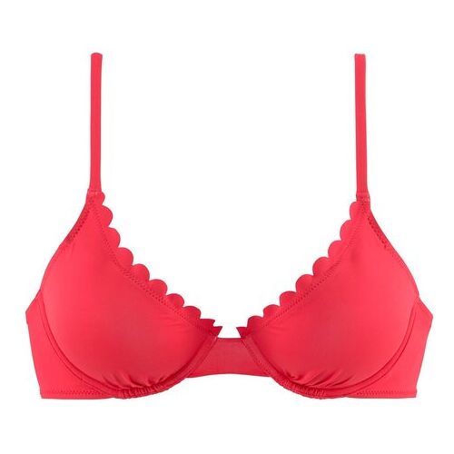 Lascana Bügel-Bikini-Top Damen Rot Gr.36 Cup C