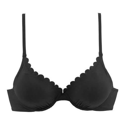 Lascana Bügel-Bikini-Top Damen Schwarz Gr.36 Cup D