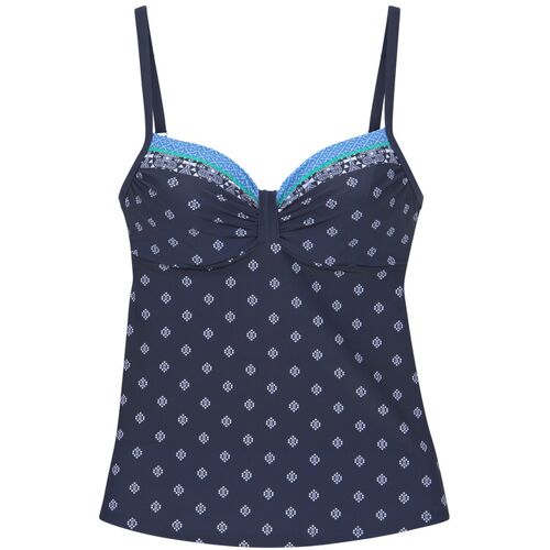 Lascana Bügel-Tankini-Top Damen Nachtblau Gr.42 Cup D