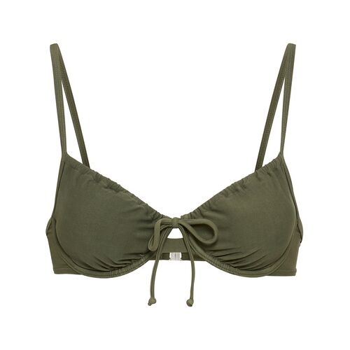 Lscn By Lascana Bügel-Bikini-Top Damen Oliv Gr.46 Cup E