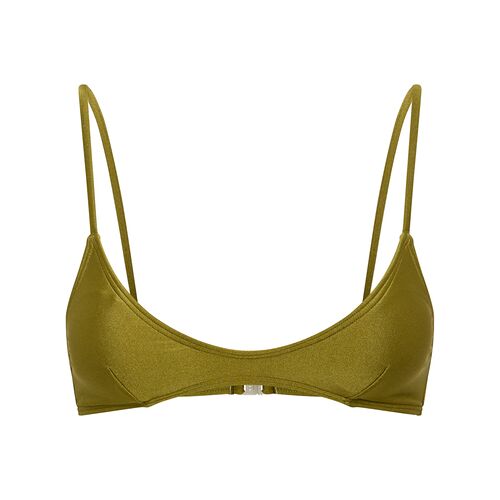 Lscn By Lascana Bustier-Bikini-Top Damen Green Moss Gr.38 Cup C/d