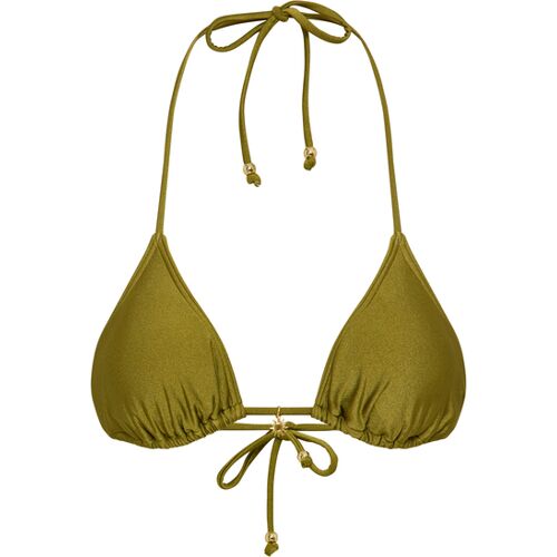 Lscn By Lascana Triangel-Bikini-Top Damen Green Moss Gr.44 Cup C/d