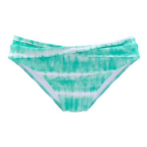 S.Oliver Bikini-Hose Damen Türkis-Weiß Gr.34