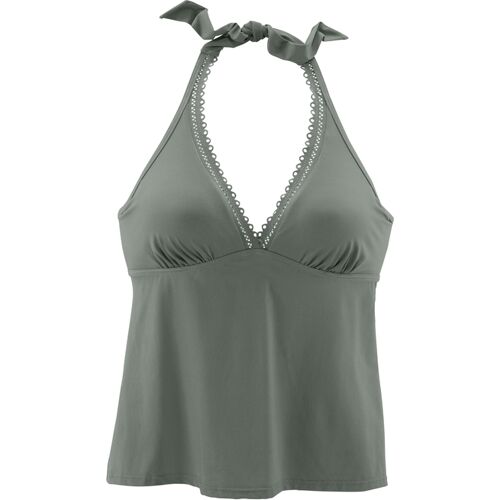 S.Oliver Bügel-Tankini-Top Damen Oliv Gr.40 Cup D