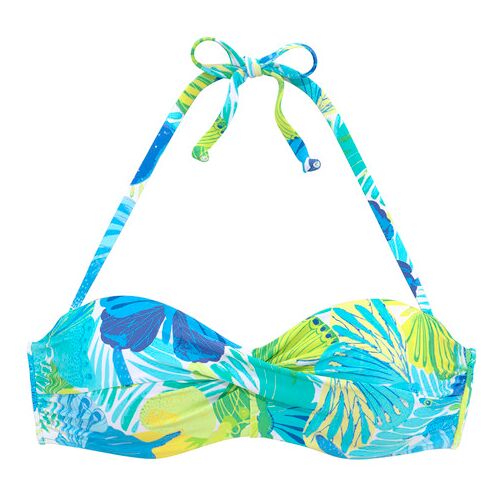 Sunseeker Bügel-Bandeau-Bikini-Top Damen Blau-Grün Gr.38 Cup E