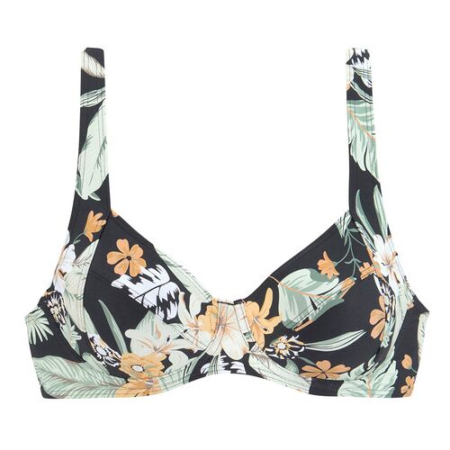Sunseeker Bügel-Bikini-Top Damen Schwarz-Bedruckt Gr.38 Cup G