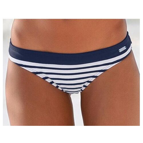 Venice Beach Bikini-Hose Damen Weiß-Marine Gestreift Gr.40