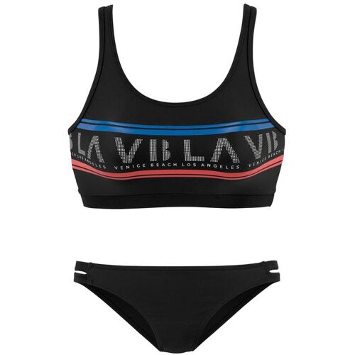 Venice Beach Bustier-Bikini Damen Schwarz Gr.36