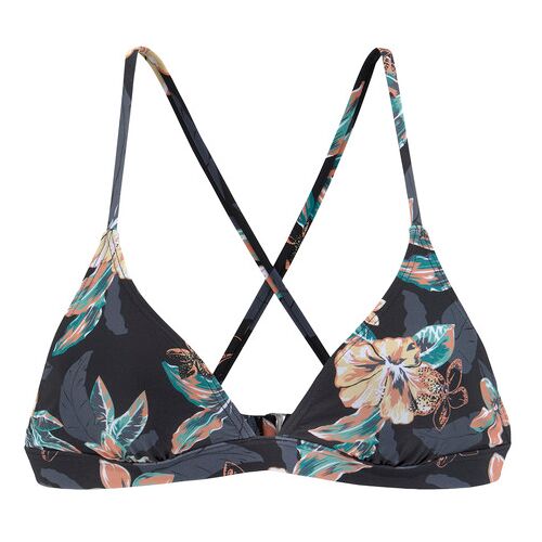 Venice Beach Triangel-Bikini-Top Damen Schwarz-Bedruckt Gr.34 Cup C/d