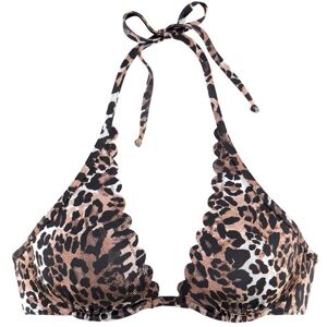 Lascana Bügel-Bikini-Top Damen Braun-Bedruckt Gr.44 Cup B Lascana Bügel-Bikini-Top Damen Braun-Bedruckt Gr.44 Cup B