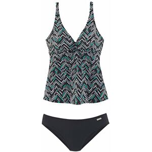 Lascana Bügel-Tankini Damen Schwarz-Bedruckt Gr.54 Cup D Lascana Bügel-Tankini Damen Schwarz-Bedruckt Gr.54 Cup D