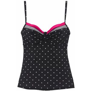 Lascana Bügel-Tankini-Top Damen Schwarz-Rot Gr.46 Cup E Lascana Bügel-Tankini-Top Damen Schwarz-Rot Gr.46 Cup E