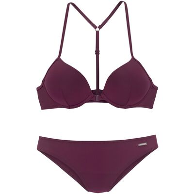 Bruno Banani Push-Up-Bikini Damen Bordeaux Gr.32 Cup Aa Bruno Banani Push-Up-Bikini Damen Bordeaux Gr.32 Cup Aa