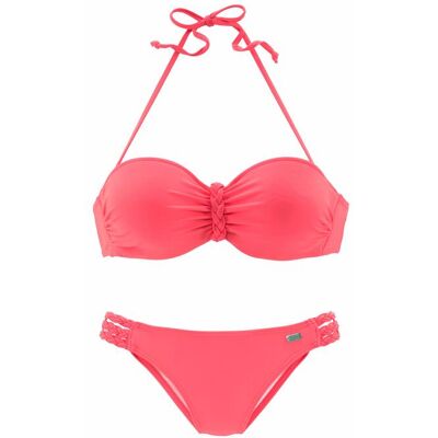 Buffalo Bügel-Bandeau-Bikini Damen Hummer Gr.34 Cup D Buffalo Bügel-Bandeau-Bikini Damen Hummer Gr.34 Cup D