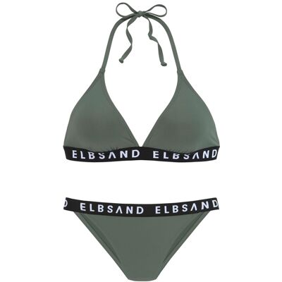 Elbsand Triangel-Bikini Damen Oliv Gr.34 Cup C/d Elbsand Triangel-Bikini Damen Oliv Gr.34 Cup C/d
