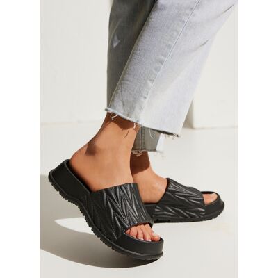 French Connection Badepantolette Damen Schwarz Gr.40 French Connection Badepantolette Damen Schwarz Gr.40