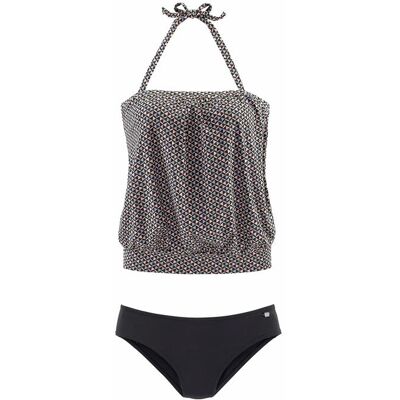 Jette Damen Tankini Schwarz-Grau Gr.42 Jette Damen Tankini Schwarz-Grau Gr.42