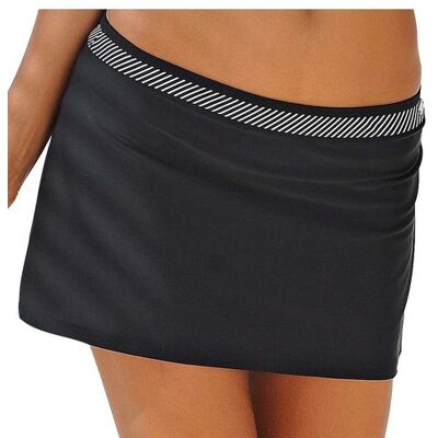 Lascana Bade-Rock Damen Schwarz Gr.46 Lascana Bade-Rock Damen Schwarz Gr.46