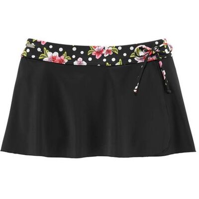 Lascana Bade-Rock Damen Schwarz-Bedruckt Gr.36 Lascana Bade-Rock Damen Schwarz-Bedruckt Gr.36