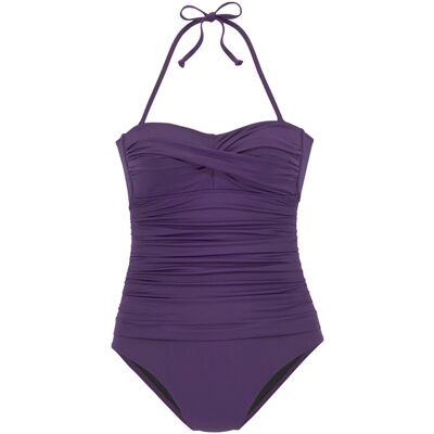 Lascana Damen Badeanzug Aubergine Gr.42 Cup D Lascana Damen Badeanzug Aubergine Gr.42 Cup D