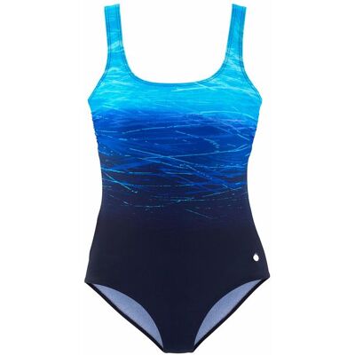 Lascana Damen Badeanzug Blau-Bedruckt Gr.40 Cup B Lascana Damen Badeanzug Blau-Bedruckt Gr.40 Cup B
