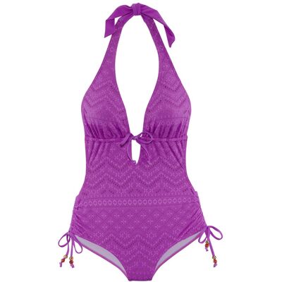 Lascana Damen Badeanzug Lila Gr.36 Cup C/d Lascana Damen Badeanzug Lila Gr.36 Cup C/d