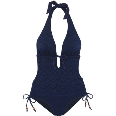 Lascana Damen Badeanzug Marine Gr.40 Cup C/d Lascana Damen Badeanzug Marine Gr.40 Cup C/d