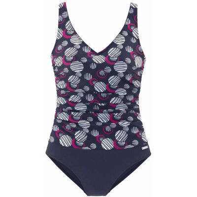 Lascana Damen Badeanzug Marine-Bedruckt Gr.40 Cup D Lascana Damen Badeanzug Marine-Bedruckt Gr.40 Cup D