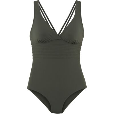 Lascana Damen Badeanzug Oliv Gr.40 Cup B Lascana Damen Badeanzug Oliv Gr.40 Cup B