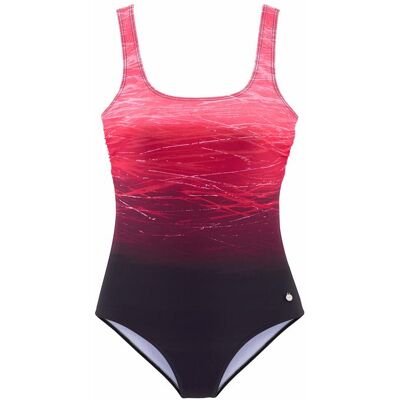 Lascana Damen Badeanzug Rot-Bedruckt Gr.36 Cup B Lascana Damen Badeanzug Rot-Bedruckt Gr.36 Cup B