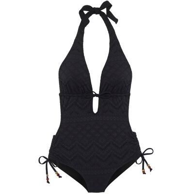 Lascana Damen Badeanzug Schwarz Gr.36 Cup C/d Lascana Damen Badeanzug Schwarz Gr.36 Cup C/d