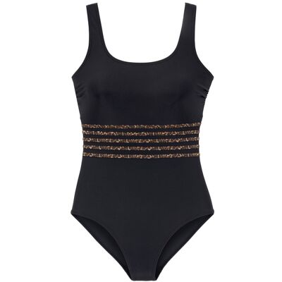 Lascana Damen Badeanzug Schwarz-Leo Gr.36 Cup B Lascana Damen Badeanzug Schwarz-Leo Gr.36 Cup B