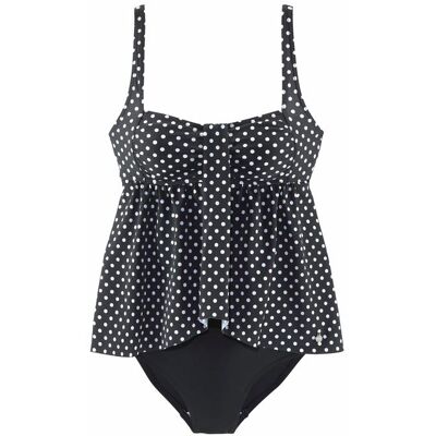 Lascana Damen Badeanzug Schwarz-Weiß Gr.52 Cup C Lascana Damen Badeanzug Schwarz-Weiß Gr.52 Cup C