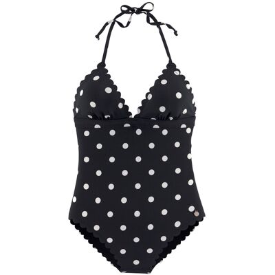 Lascana Damen Badeanzug Schwarz-Weiß Gr.34 Cup A/b Lascana Damen Badeanzug Schwarz-Weiß Gr.34 Cup A/b