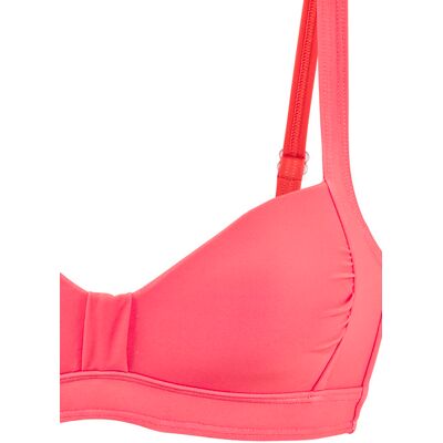 Lascana Bandeau-Bikini-Top Damen Koralle Gr.40 Cup C Lascana Bandeau-Bikini-Top Damen Koralle Gr.40 Cup C