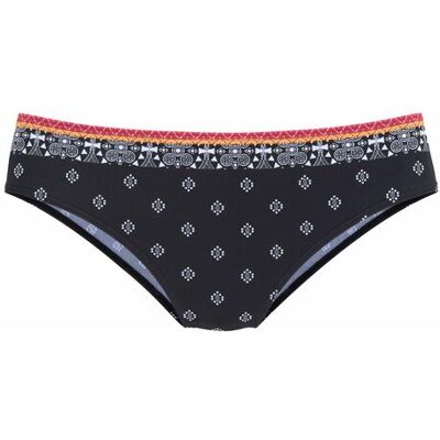 Lascana Bikini-Hose Damen Schwarz-Bedruckt Gr.42 Lascana Bikini-Hose Damen Schwarz-Bedruckt Gr.42