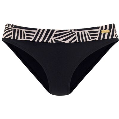 Lascana Bikini-Hose Damen Schwarz-Creme Gr.42 Lascana Bikini-Hose Damen Schwarz-Creme Gr.42