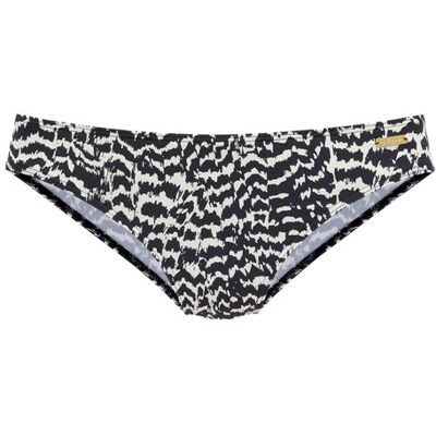 Lascana Bikini-Hose Damen Schwarz-Creme Gr.36 Lascana Bikini-Hose Damen Schwarz-Creme Gr.36