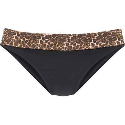 Lascana Bikini-Hose Damen Schwarz-Leo Gr.42 Lascana Bikini-Hose Damen Schwarz-Leo Gr.42