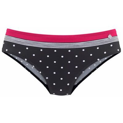 Lascana Bikini-Hose Damen Schwarz-Rot Gr.40 Lascana Bikini-Hose Damen Schwarz-Rot Gr.40