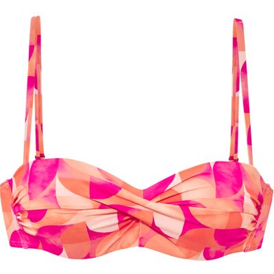 Lascana Bügel-Bandeau-Bikini-Top Damen Beere-Pfirsich Gr.40 Cup A Lascana Bügel-Bandeau-Bikini-Top Damen Beere-Pfirsich Gr.40 Cup A